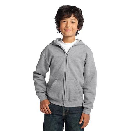 Gildan Youth Heavy Blend ™ Full-Zip Hooded Sweatshirt. 18600B