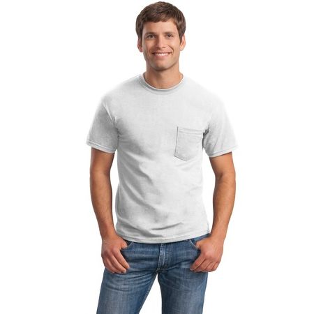 Gildan - Ultra Cotton 100% Cotton T-Shirt with Pocket. 2300