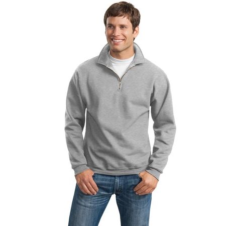 JERZEES SUPER SWEATS - 1/4-Zip Sweatshirt with Cadet Collar. 4528M