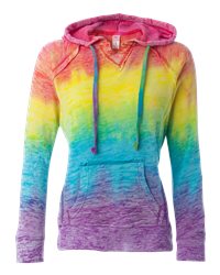 Women's Courtney Burnout V-Notch Sweatshirt