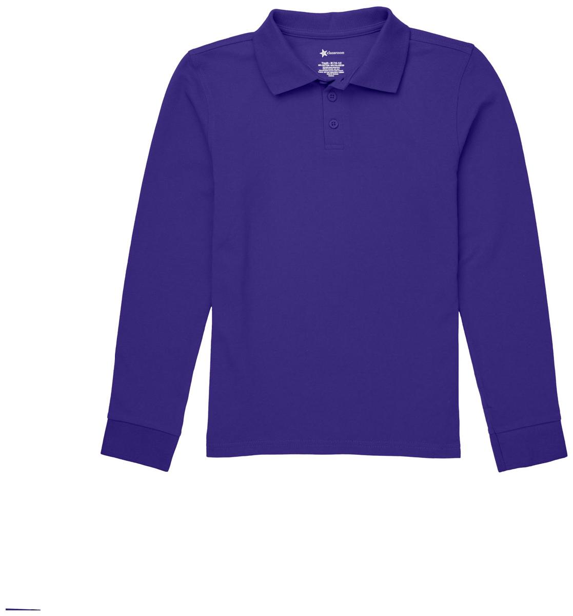 Youth - Long Sleeve Pique Polo (Unisex)