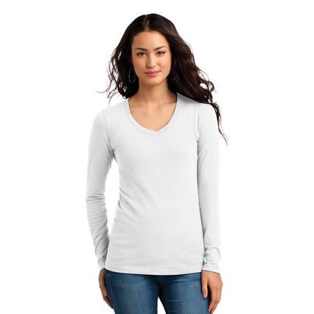 District ® Juniors The Concert Tee ™ Long Sleeve V-Neck. DT5201