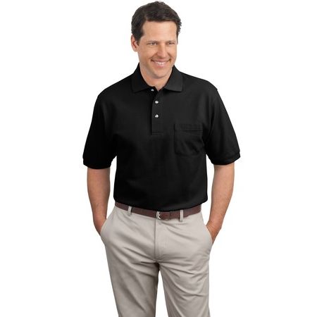Port Authority - Pique Knit Polo with Pocket. K420P