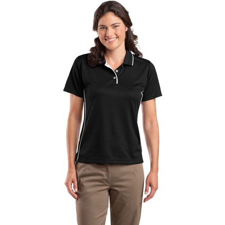 Sport-Tek - Ladies Dri-Mesh Polo with Tipped Collar and Piping. L467
