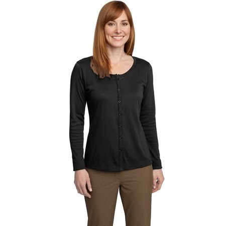 Port Authority® - Ladies Silk Touch Interlock Cardigan. L530