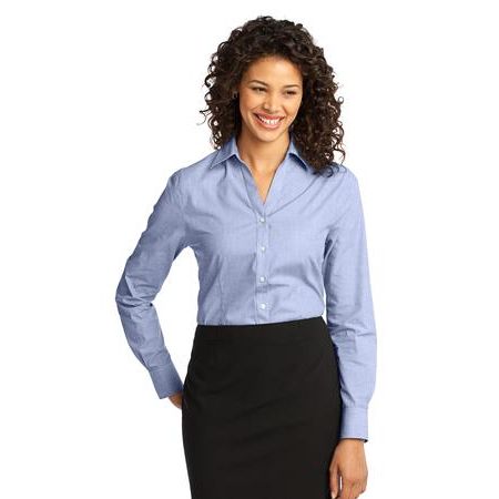 Port Authority ® Ladies Crosshatch Easy Care Shirt. L640