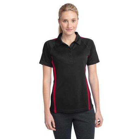 Sport-Tek ® Ladies PosiCharge Micro-Mesh™ Colorblock Polo. LST685
