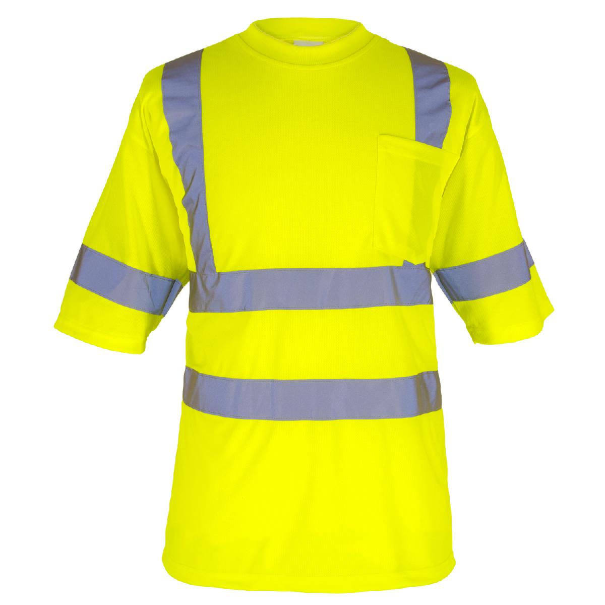 Class 3 Safety Green Short Sleeve T-Shirt. MAX470.
