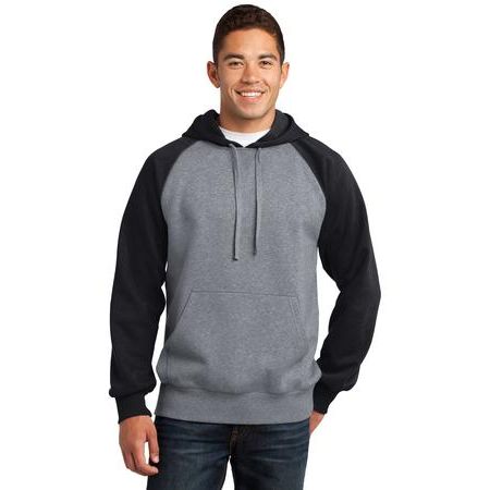 Sport-Tek ® Raglan Colorblock Pullover Hooded Sweatshirt. ST267