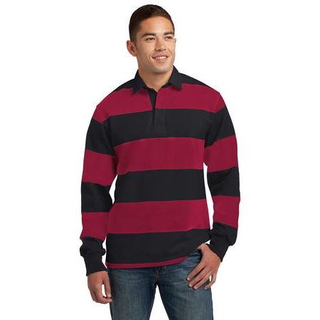 Sport-Tek ® Long Sleeve Rugby Polo. ST300