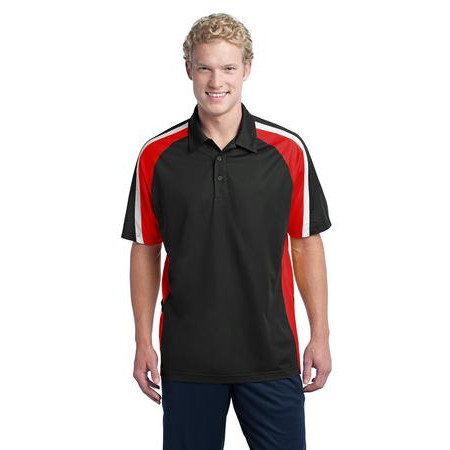 Sport-Tek ® Tricolor Micropique Sport-Wick ® Polo. ST654
